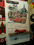 1955 Chevy Belair Sign <br> with Authentic Ornaments Davis Floral Clayton Indiana from Davis Floral